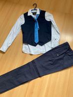 Jongens pak met vest en overhemd, Ophalen of Verzenden, Zo goed als nieuw, Jongen