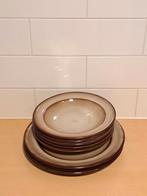 Ceramano Steinzeug West-Germany Borden - Beige/Bruin, Huis en Inrichting, Keuken | Servies, Ophalen, Keramiek, Zo goed als nieuw