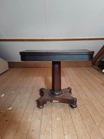 Antieke Mahonie Speeltafel - 19e Eeuw beschikbaar voor biedingen