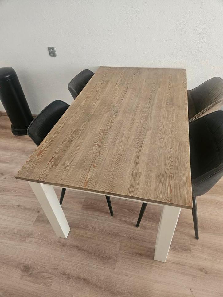 Compacte eettafel, Huis en Inrichting, Tafels | Eettafels, Gebruikt, 50 tot 100 cm, 150 tot 200 cm, Rechthoekig, Ophalen