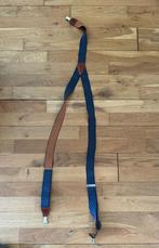 Verstelbare elastische bretels met leren details en schuifkl, Ophalen of Verzenden, Zo goed als nieuw, Bretels