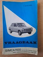Vraagbaak Simca 1100 1967-1971, Ophalen of Verzenden