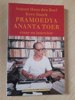 PRAMOEDYA ANANTA TOER door August Hans den Boef ea Essay en, Boeken, Ophalen of Verzenden, Zo goed als nieuw