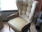 Oor fauteuil, cremekleurige relax stoel., Huis en Inrichting, Fauteuils, Zo goed als nieuw, Ophalen, Riet of Rotan