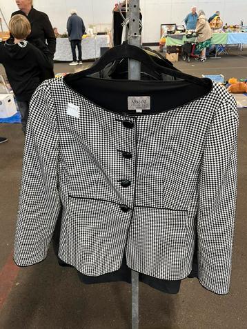 Vintage Armani Jasje - Pepita Print beschikbaar voor biedingen