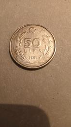 50 lira 1986, Turkije, Postzegels en Munten, Ophalen of Verzenden, Overige landen
