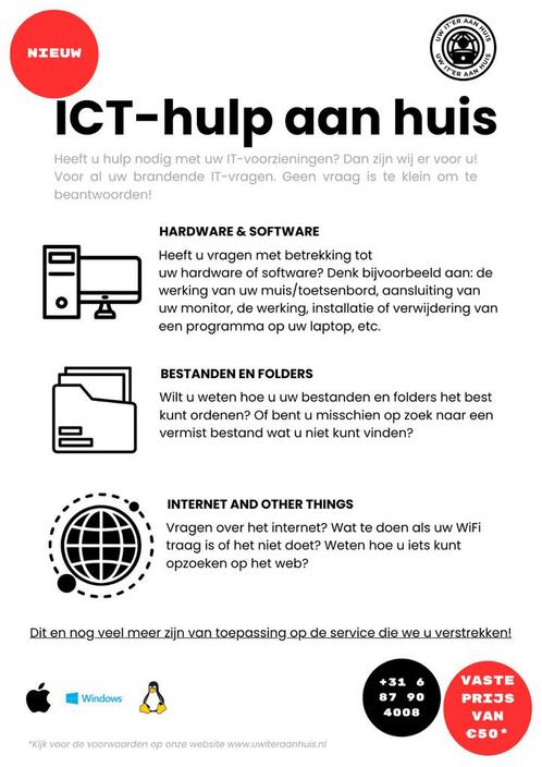 IT hulp aan huis of op locatie!, Computers en Software, Accesspoints, Ophalen