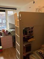 Hoogslapen- bureau- kast, Ophalen, Gebruikt, Eenpersoons, 160 tot 180 cm