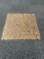 Restpartij tegelmatjes brons 30 x 30 cm mozaiek goud - brons, Doe-het-zelf en Verbouw, Ophalen, Nieuw, 20 tot 40 cm, Minder dan 5 m²