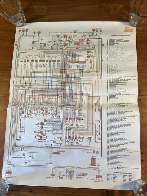 Fiat Dino 2400 Coupé electrisch schema DUITS, Boeken, Auto's | Folders en Tijdschriften, Gelezen, Overige merken, Ophalen of Verzenden