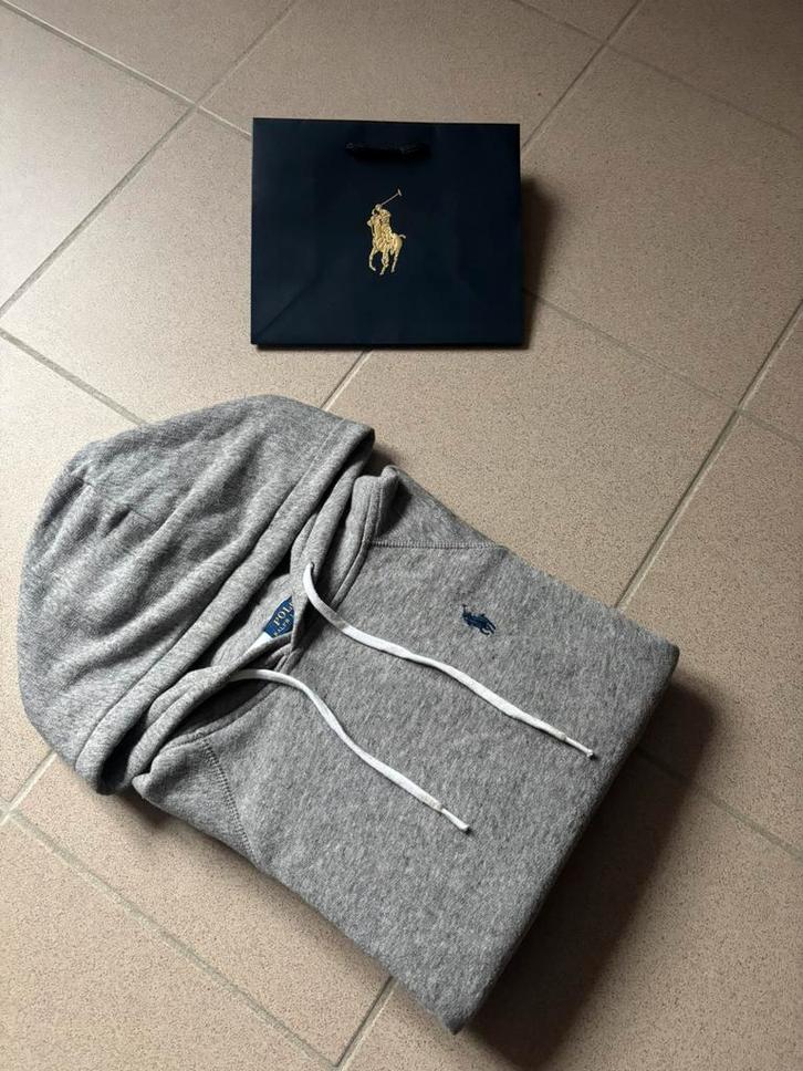 ralph Lauren hoodie ( grijs ) maat: XXS, Kleding | Heren, Truien en Vesten, Gedragen, Maat 46 (S) of kleiner, Grijs, Ophalen of Verzenden