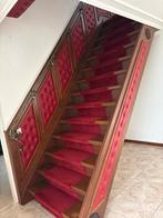 Rode Lederen Wanddecoratie Trap, Minder dan 50 cm, Ophalen of Verzenden, Zo goed als nieuw, 150 tot 200 cm