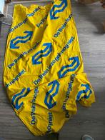 Spandoek ‘De Trein is zo gek nog niet’ 90x180cm, Ophalen, Zo goed als nieuw, Trein, Overige typen