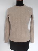Abercrombie - prachtige beige 100% cashmere kabel trui - 38, Maat 38/40 (M), Verzenden, Beige, Zo goed als nieuw