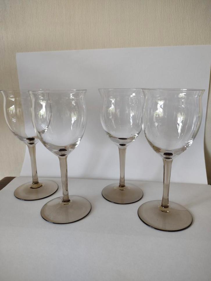 Wijnglazen W.J.. Rozendaal, Kristalunie Maastricht, Antiek en Kunst, Antiek | Glas en Kristal, Ophalen of Verzenden