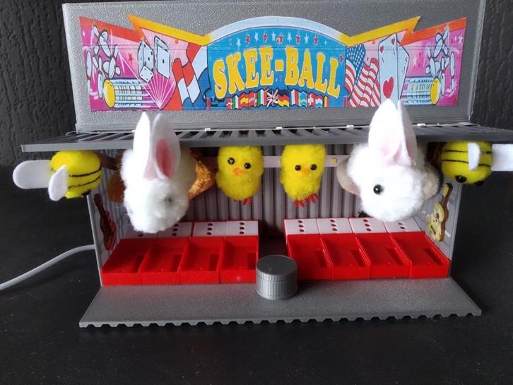 miniatuur KERMIS attractie SKEE-BALL met verlichting, Hobby en Vrije tijd, Modelbouw | Overige, Nieuw, 1:32 tot 1:50, Ophalen of Verzenden