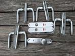 Deurklink aluminium Hoppe Verona , Doe-het-zelf en Verbouw, Hang- en Sluitwerk, Ophalen of Verzenden, Gebruikt, Overige materialen