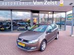 Volkswagen Polo 1.2 TSI Automaat, Airco, Multimediasysteem,, Auto's, Gebruikt, Zwart, 4 cilinders, Leder en Stof