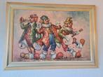 Mooie clown schilderij, Antiek en Kunst, Kunst | Schilderijen | Klassiek, Ophalen of Verzenden