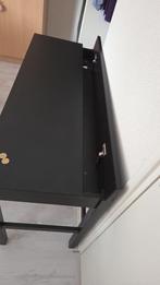 Zwart Bureau met 2 Lades, Huis en Inrichting, Bureaus, Ophalen, Gebruikt, Bureau
