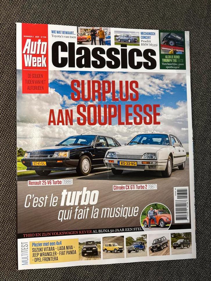 AutoWeek Classics: Renault 25 V6 Turbo & Citroën CX GTi, Boeken, Auto's | Boeken, Nieuw, Renault, Ophalen of Verzenden