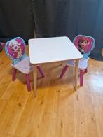 Kindertafel met 2 frozen stoeltjes, Ophalen, Gebruikt, Meisje