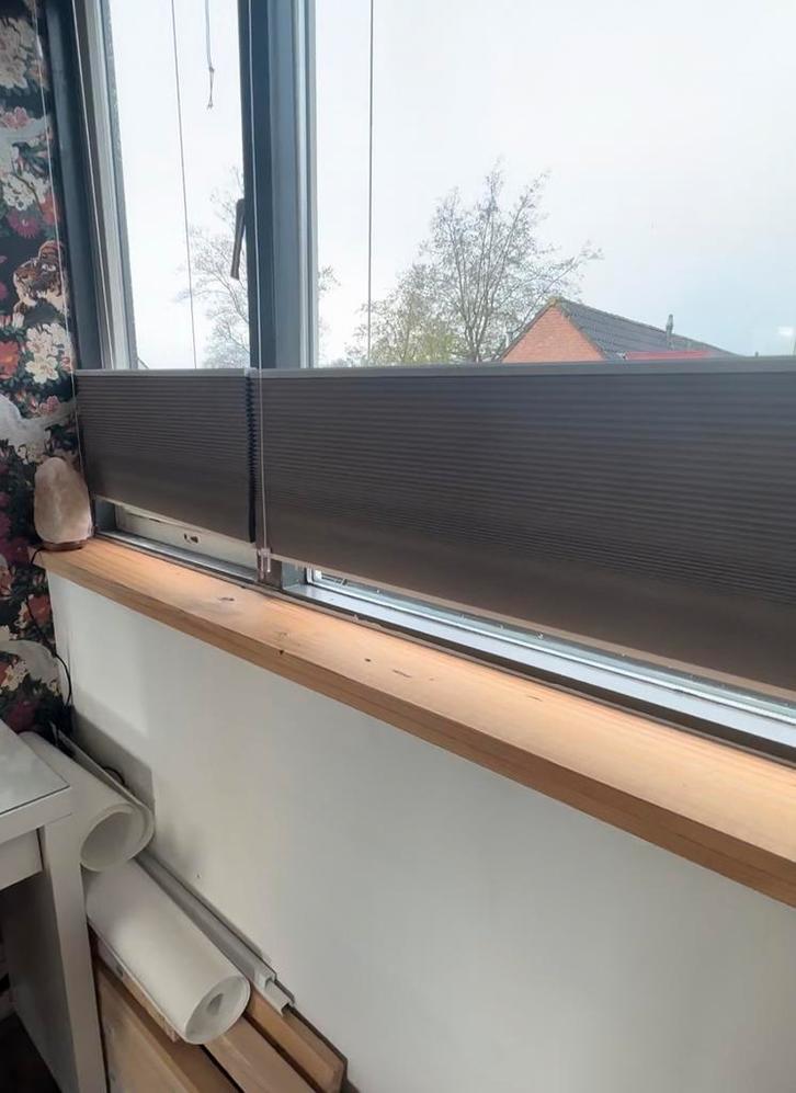 Veneta Energy dupligordijn, Huis en Inrichting, Stoffering | Gordijnen en Lamellen, Zo goed als nieuw, 100 tot 150 cm, 50 tot 100 cm