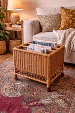 Rotan Krantenbak / Lectuurbak – Vintage, Huis en Inrichting, Woonaccessoires | Krantenbakken en Lectuurbakken, Ophalen