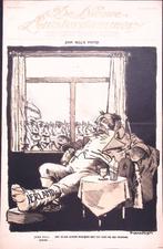 John Bull als Engeland doet niet mee met offensief spotprent, Verzenden