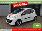 PEUGEOT 107 1.0 12V XS 3drs Sporty (bj 2009), Stof, 4 stoelen, Wit, Bedrijf