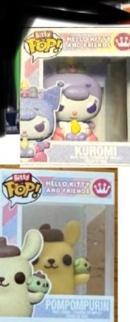 Sanrio Bitty Pops - Kuromi & Pompompurin GEZOCHT  beschikbaar voor biedingen