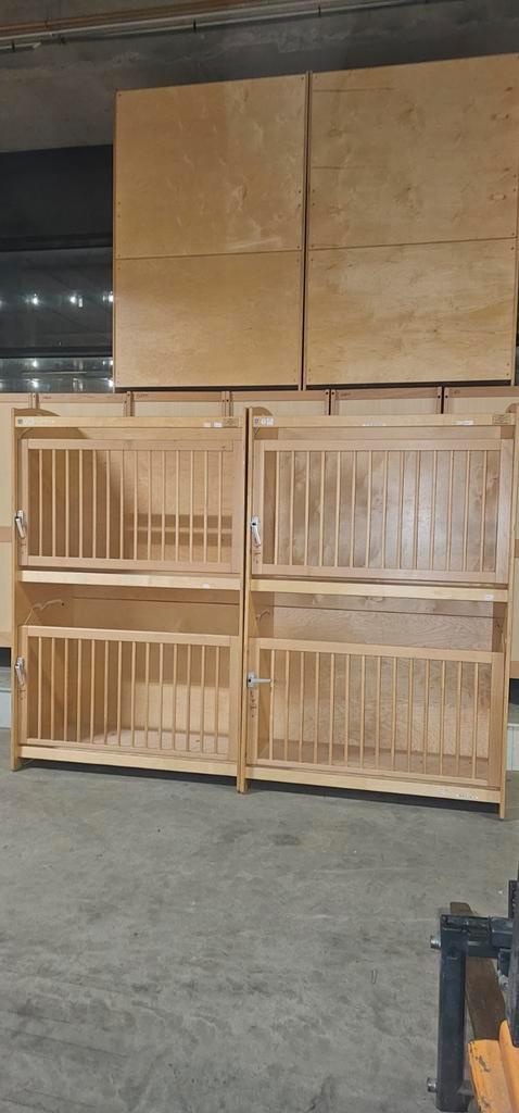 ×5 Stapelbed voor Kinderopvang/Crèche, Kinderen en Baby's, Kinderkamer | Bedden, Gebruikt, 140 tot 160 cm, 70 tot 85 cm, Hoogslaper of Stapelbed