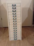 Stalen ladekast met 15 kleine lades 88x28x38cm zgan, Huis en Inrichting, Ophalen of Verzenden