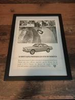 Oude Reclame (in lijst) Lancia Flavio Coupe (1966) 40x30, Verzenden, Gebruikt, Auto's