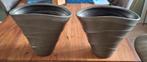 Leuke ovale bloempotten, Tuin en Terras, Bloempotten, Ophalen, Zo goed als nieuw, Overige vormen, Minder dan 25 cm