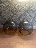 2x glazen lampenkap IKEA, Huis en Inrichting, Ophalen, Zo goed als nieuw, Rond