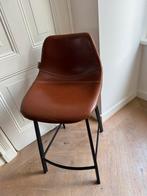 Dutchbone Franky barkrukken (2 stuks) bruin, Huis en Inrichting, Barkrukken, Ophalen, Gebruikt, Met voetsteun, 60 tot 90 cm