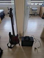 Te koop! Harley Benton Basgitaar + Versterker + Standaard, Muziek en Instrumenten, Snaarinstrumenten | Gitaren | Bas, Ophalen of Verzenden