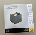 Lucide XIO LED Wandlamp - Nieuw grijs, Ophalen of Verzenden, Nieuw, Metaal, Modern design