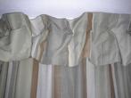 Schitterend vintage retro gestreept kamer hoog gordijn, Huis en Inrichting, 200 cm of meer, Ophalen of Verzenden, Zo goed als nieuw