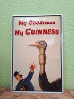 Prachtig reclamebord Guinness - My Goodness My Guinness, Ophalen of Verzenden, Nieuw, Reclamebord, Plaat of Schild, Overige merken