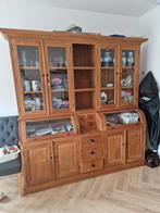 Teak Houten Grutterskast - Groot Formaat, Ophalen, Gebruikt, 200 cm of meer, Glas