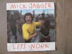 Mick Jagger - Let's work - Catch as catch can 1987, Ophalen of Verzenden, Gebruikt, Pop, Single