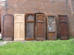 6 eiken deuren uit klooster, met en zonder glas, ook rond, Ophalen