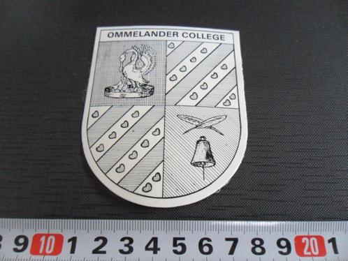 sticker wapen ommelander college appingedam, Verzamelen, Stickers, Zo goed als nieuw, Bedrijf of Vereniging, Ophalen