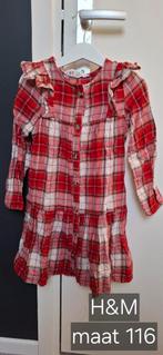 Geruit jurkje maat 116, Ophalen of Verzenden, Zo goed als nieuw, Meisje, Jurk of Rok