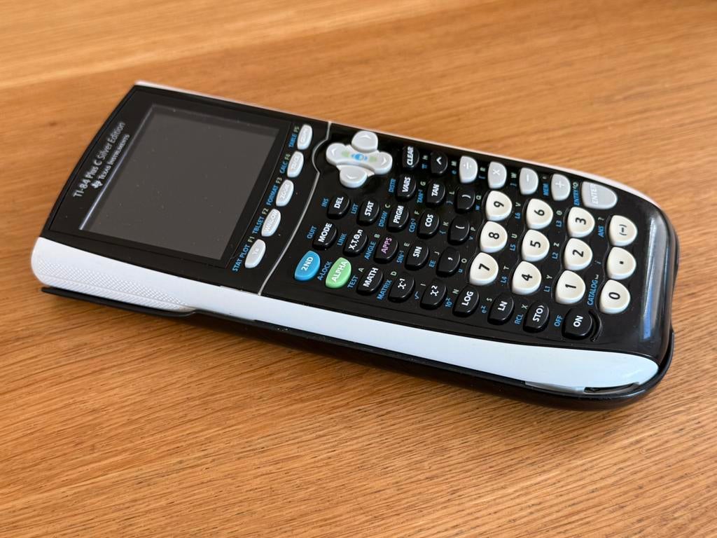 GRAFISCHE REKENMACHINE TI-84 Plus C Silver Edition, Diversen, Ophalen of Verzenden, Grafische rekenmachine, Zo goed als nieuw