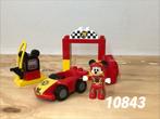 Duplo Mickey’s raceauto 10843 (compleet) 5, Kinderen en Baby's, Speelgoed | Duplo en Lego, Ophalen of Verzenden, Zo goed als nieuw