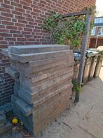 Gratis: Schellevis tegels / banden antraciet, Tuin en Terras, Tegels en Klinkers, Ophalen, Beton, Terrastegels