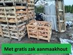 Haardhout / Brandhout - Gedroogd, Tuin en Terras, Haardhout, Ophalen of Verzenden, Blokken, 6 m³ of meer, Overige houtsoorten